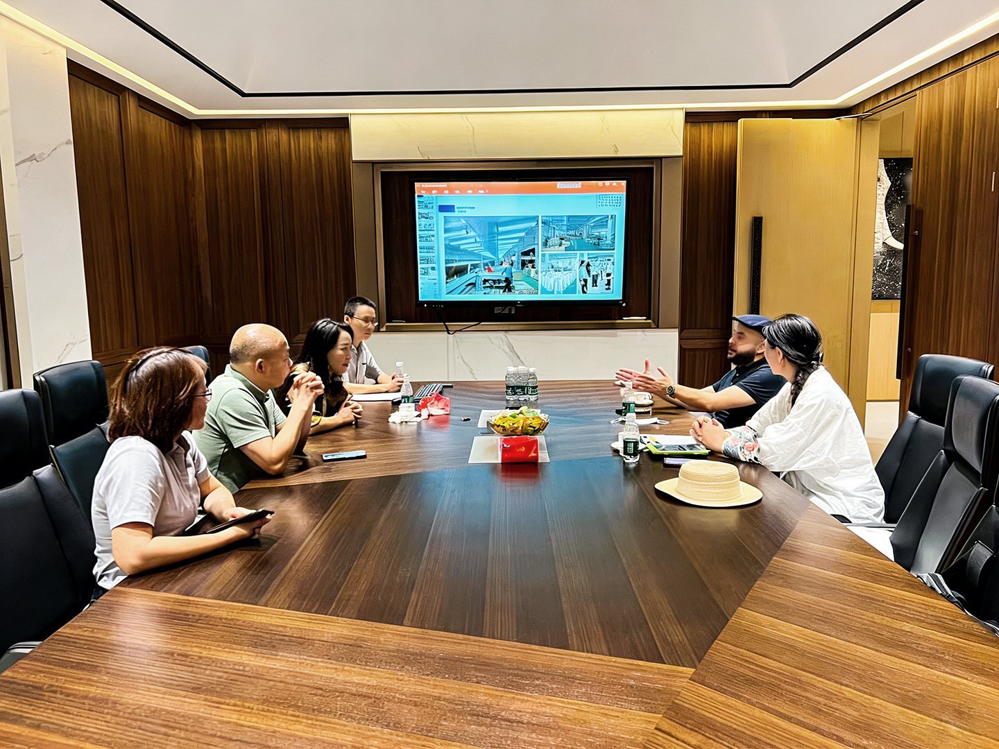 Project discussion with overseas clients