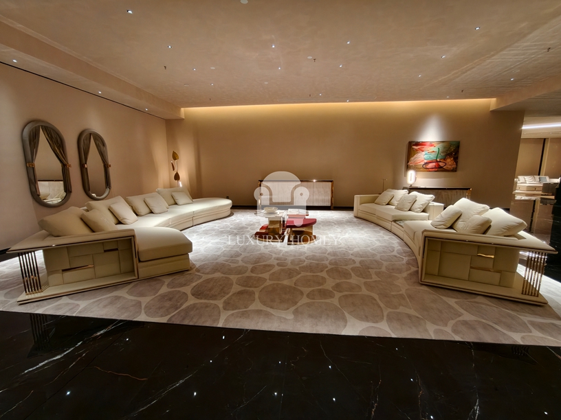 Luxury living room showroom