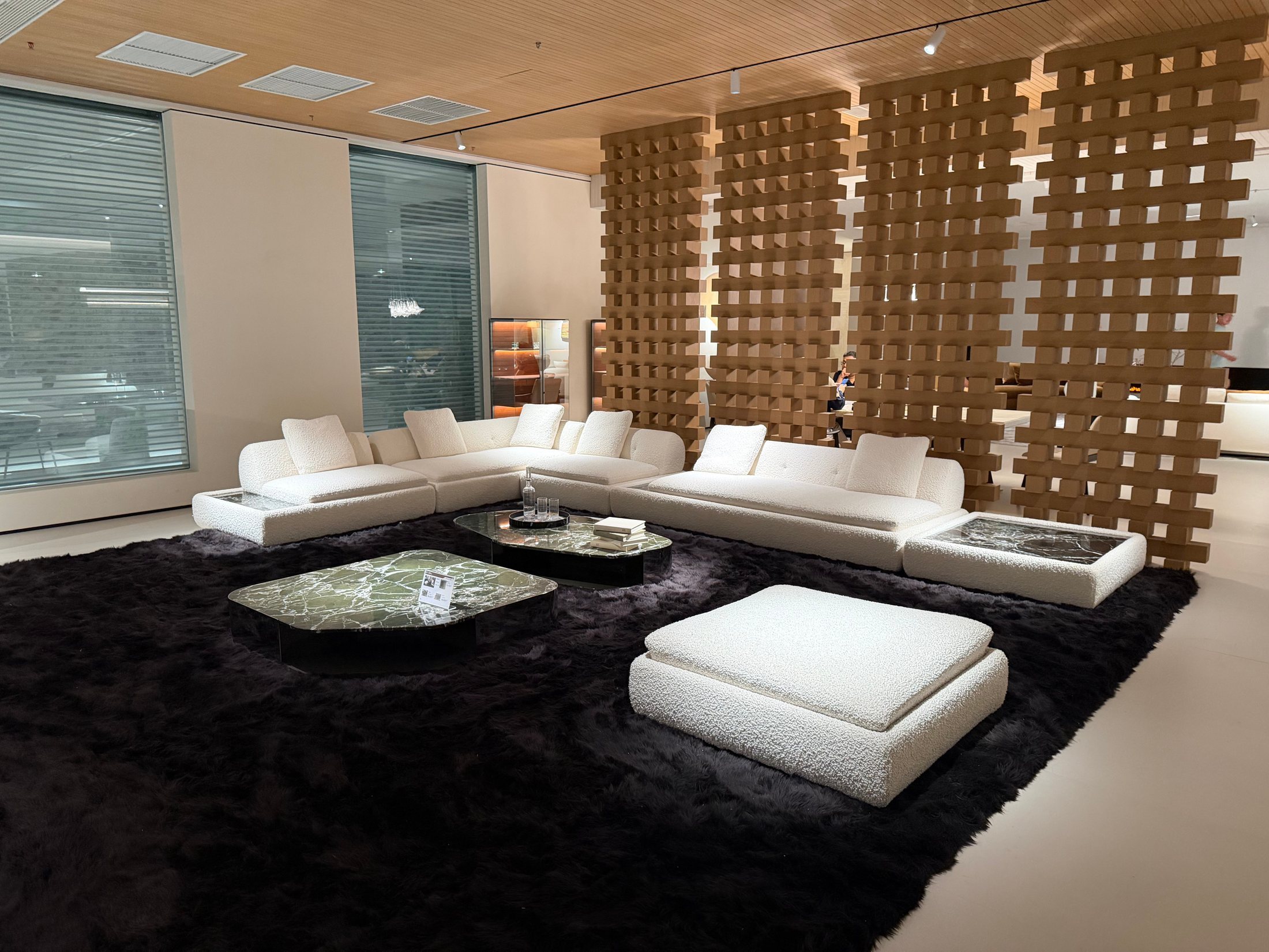 Contemporary white luxury sofa collection