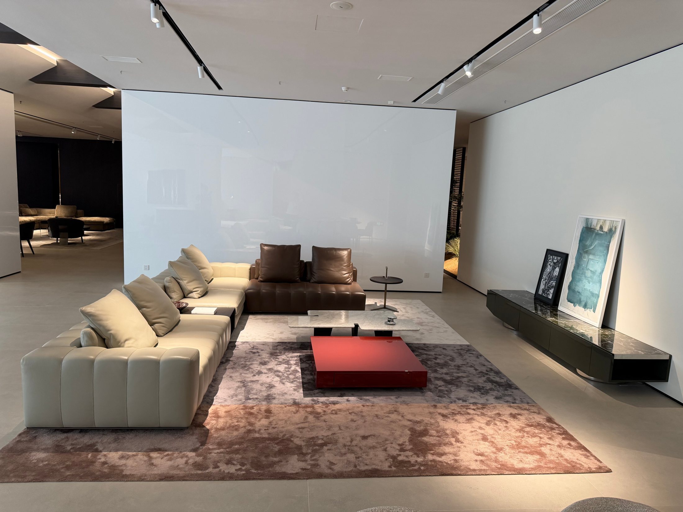 Minimal luxury modular sofa collection
